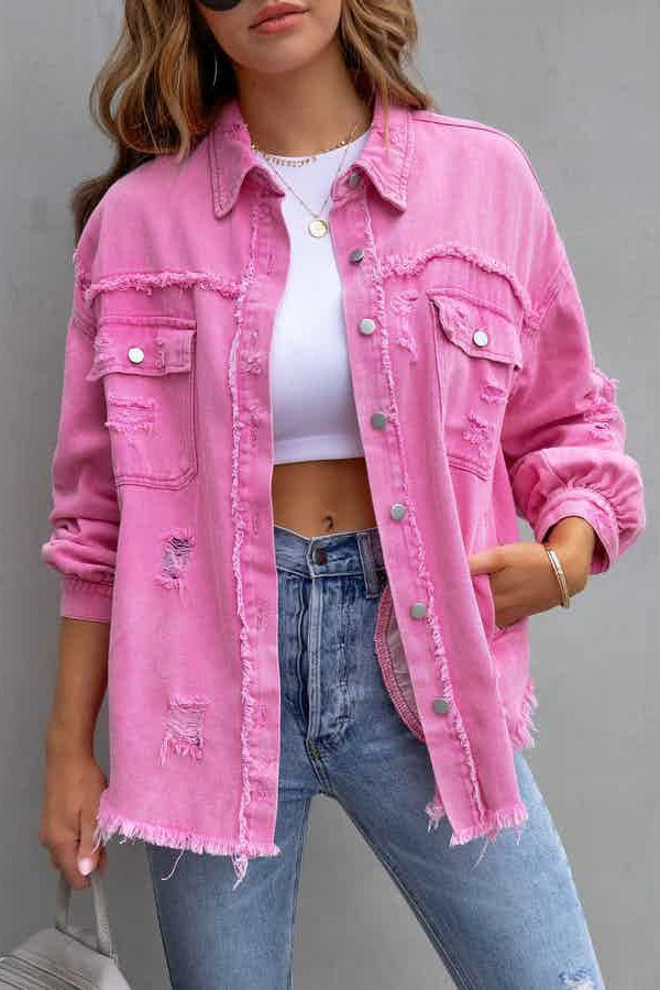 Pink Street Coat