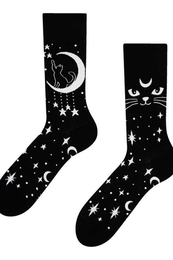 Cute Printed Cotton Socks