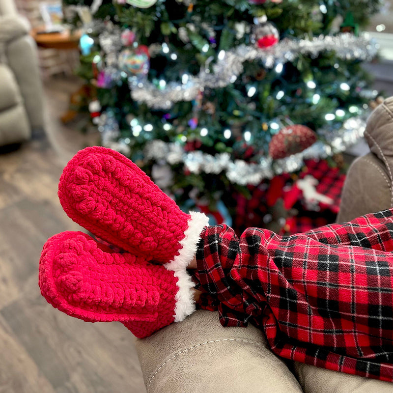 Christmas Knitted Floor Socks