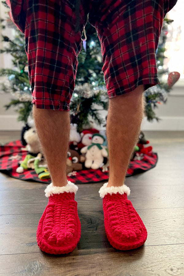 Christmas Knitted Floor Socks