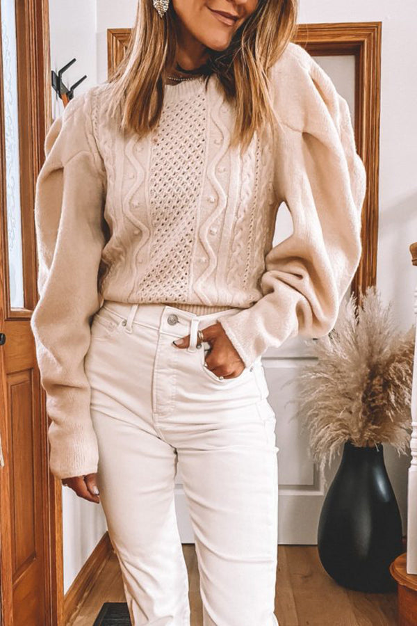 Statement Puff Sleeve Sweater