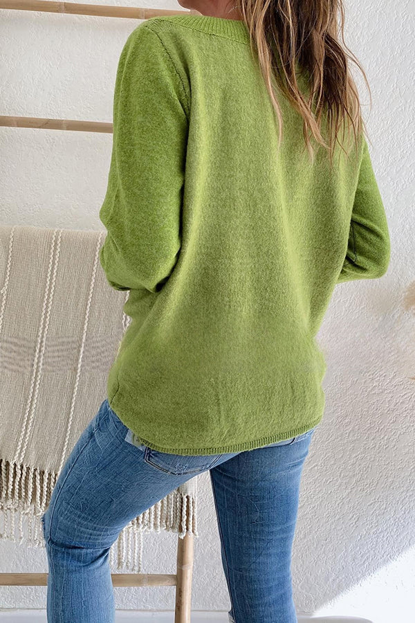 Macaron Green Sweater