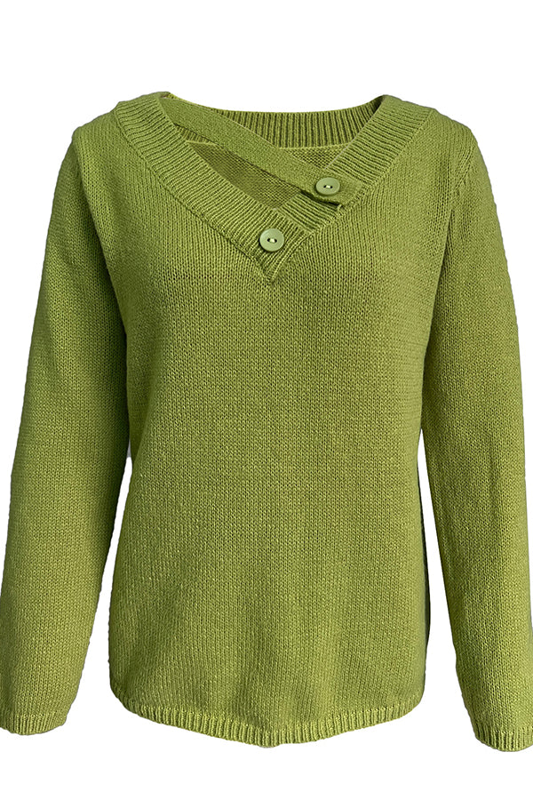 Macaron Green Sweater