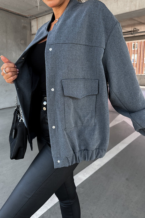 Suede Relaxed Loose Jacket