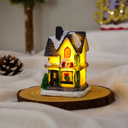 Christmas Glowing Snow House Ornaments Christmas Gift