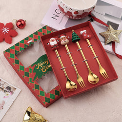 Christmas Knife And Fork Gift Box