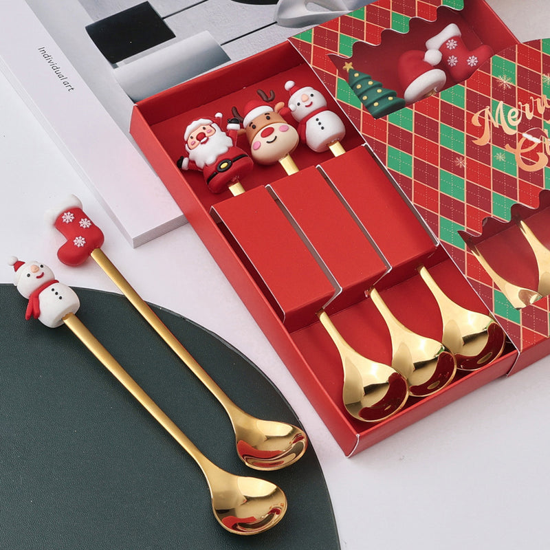 Christmas Knife And Fork Gift Box