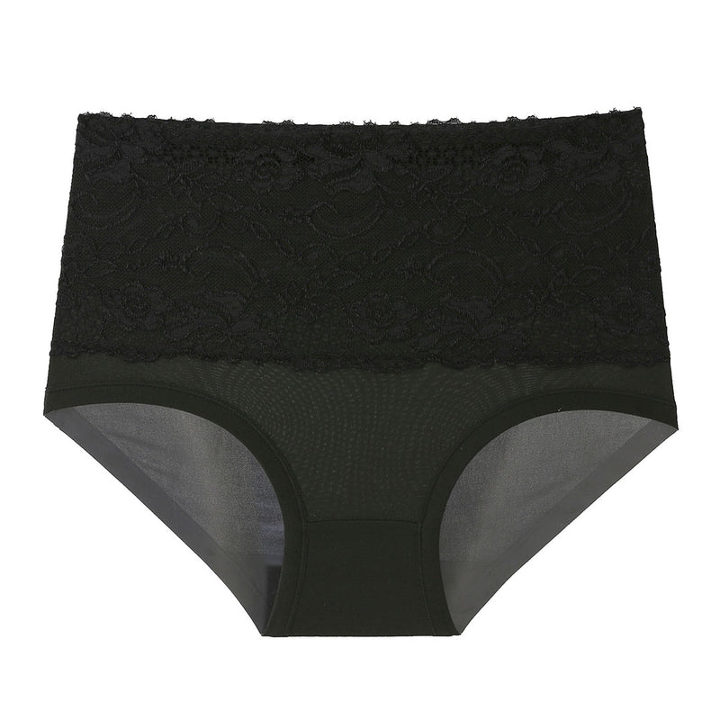 Comfortable Soft Lace High Waist Brief