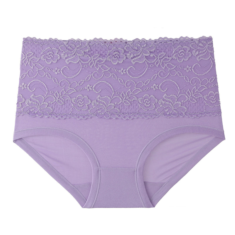 Comfortable Soft Lace High Waist Brief