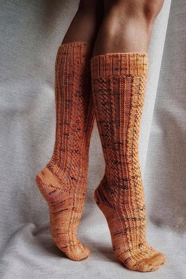 Hand Knitted Calf Socks