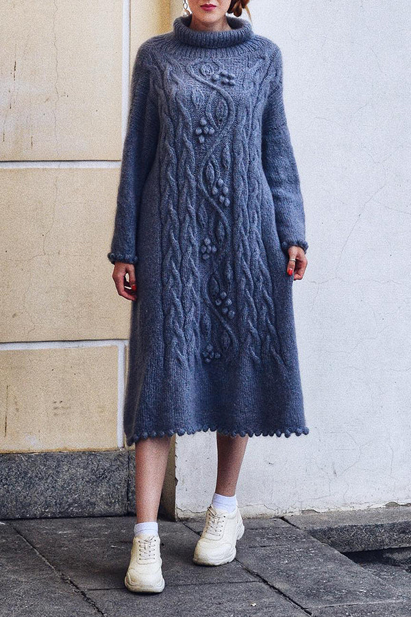 Hand Knitted Cashmere Sweater Dress