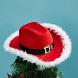 Christmas Western Hat