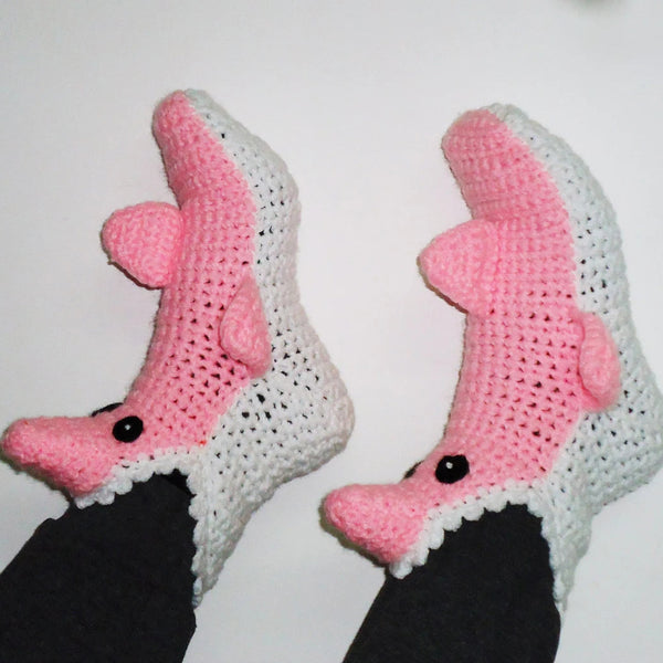 Christmas Creative Shark Knitted Socks