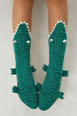 Creative Shark Knit Socks