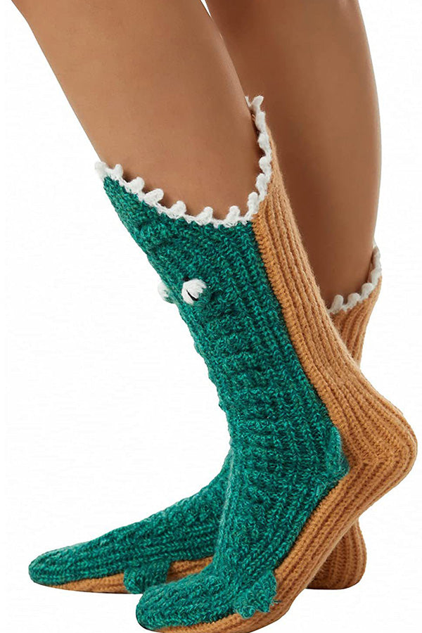 Creative Shark Knit Socks