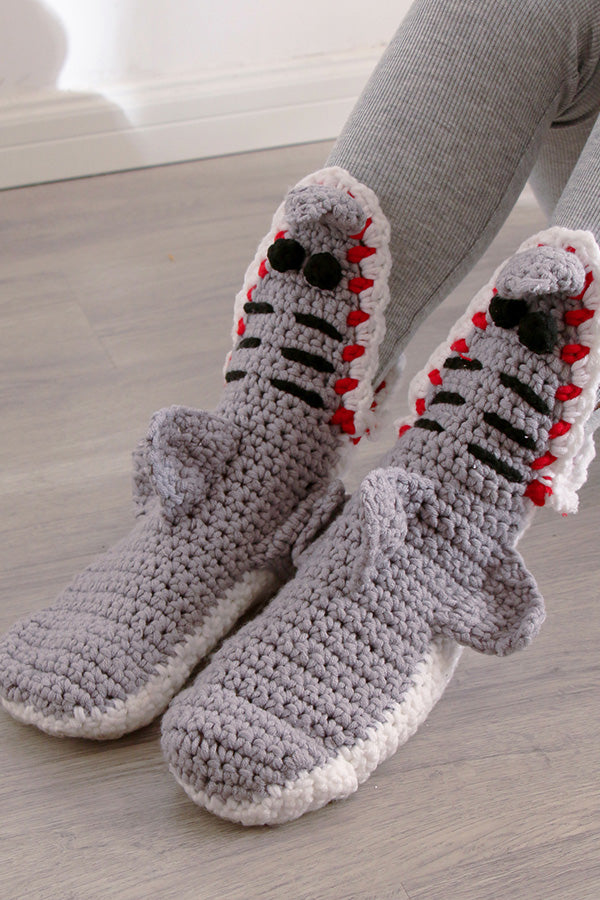 Creative Shark Knit Socks