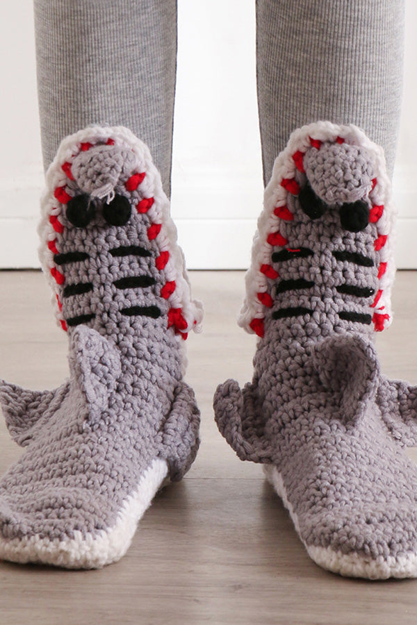 Creative Shark Knit Socks