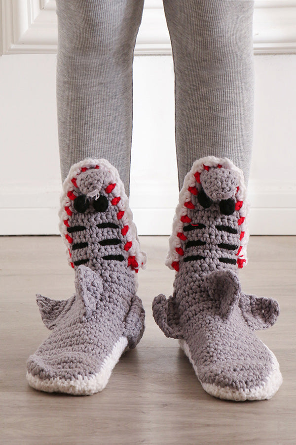 Creative Shark Knit Socks