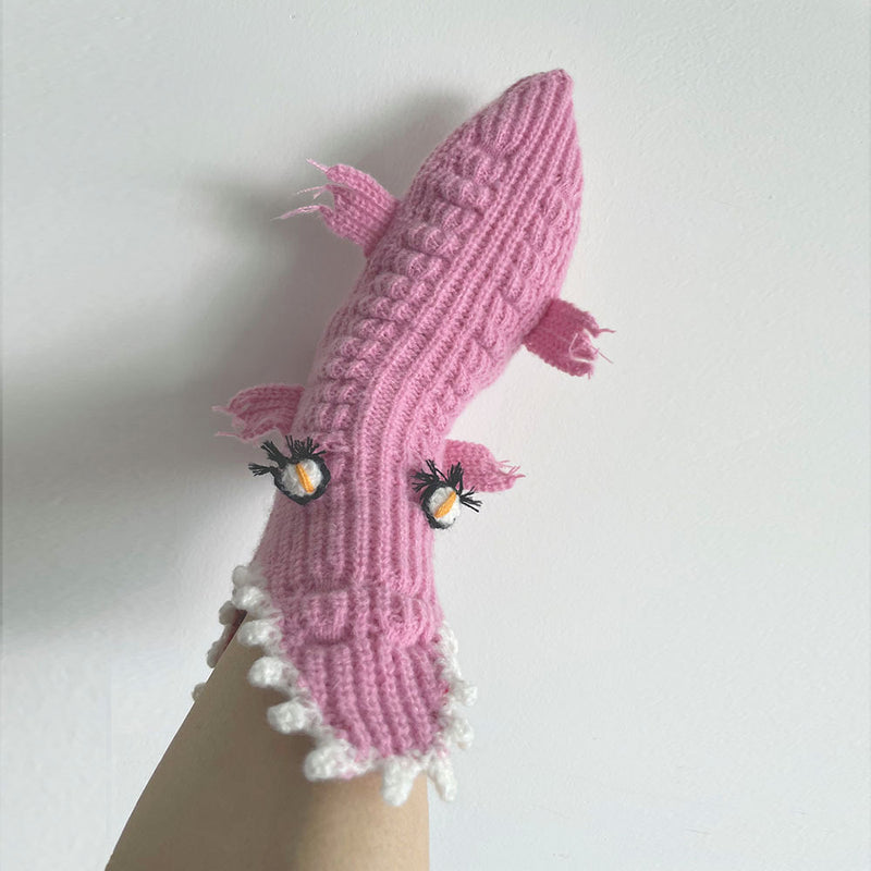 Creative Crocodile Knit Socks