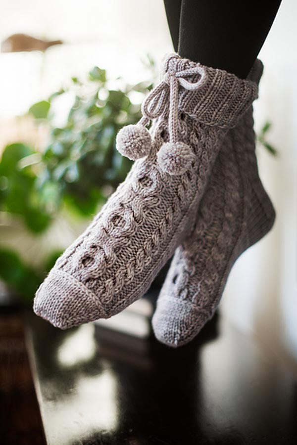 Thermal Knitted Floor Socks