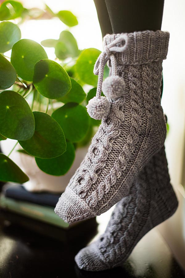 Thermal Knitted Floor Socks