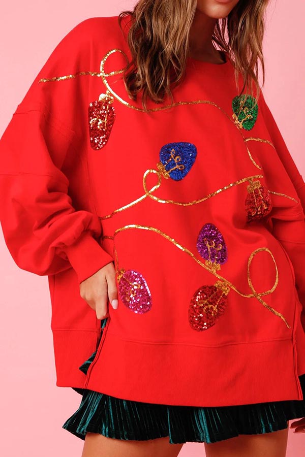 Christmas Lights Sweatshirt