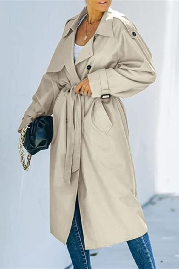 Autumn and Winter Classic Style Trench Coat