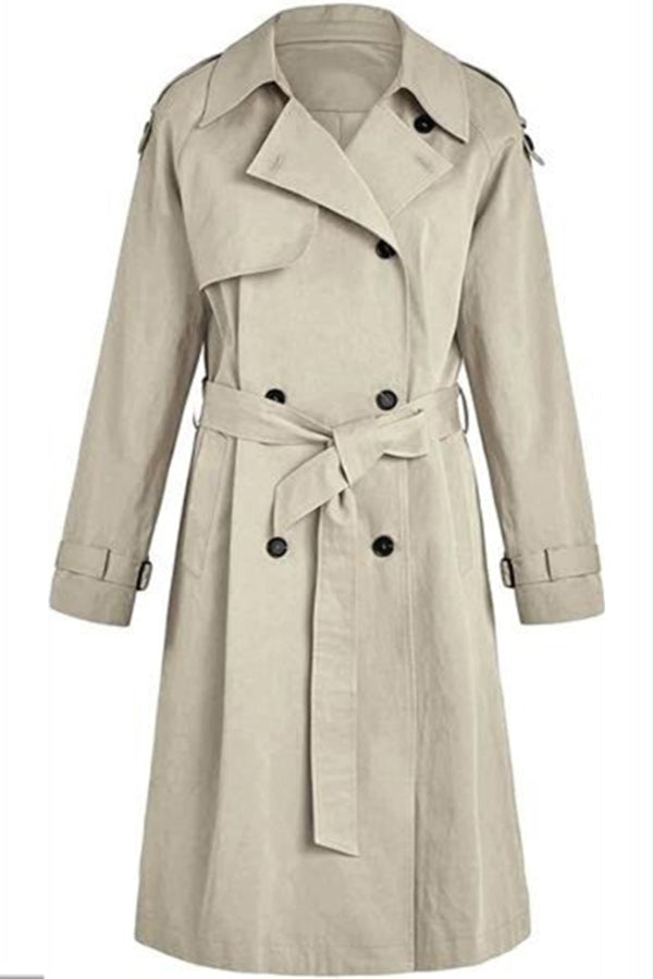 Autumn and Winter Classic Style Trench Coat