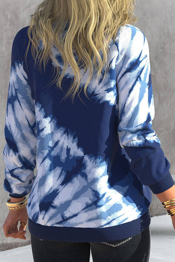 Autumn Women's Tie-Dye Printed Tops