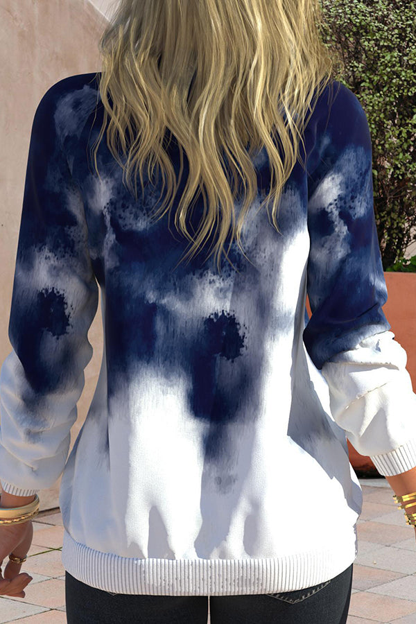 Autumn Women's Tie-Dye Printed Tops