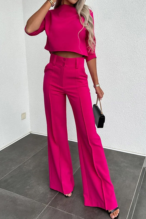 Stylish and Elegant Women's Two-Piece Suit