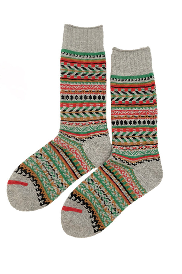 Thick-Line High-Top Casual Cotton Socks