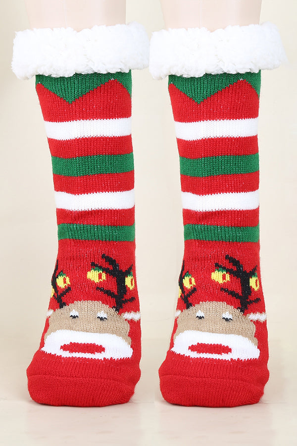 Christmas Thickened Snow Home Floor Socks