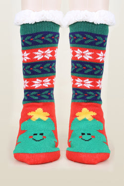 Christmas Thickened Snow Home Floor Socks