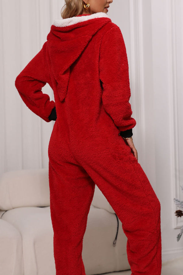 Christmas Style Home Jumpsuit That Can Be Worn Outside