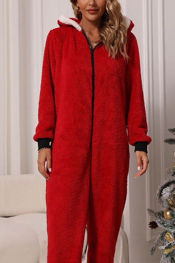 Christmas Style Home Jumpsuit That Can Be Worn Outside