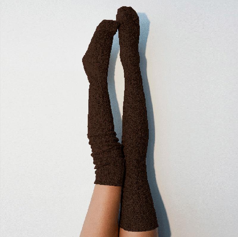 Wool Knitted Over-the-Knee Stacked Socks