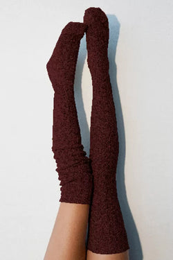 Wool Knitted Over-the-Knee Stacked Socks