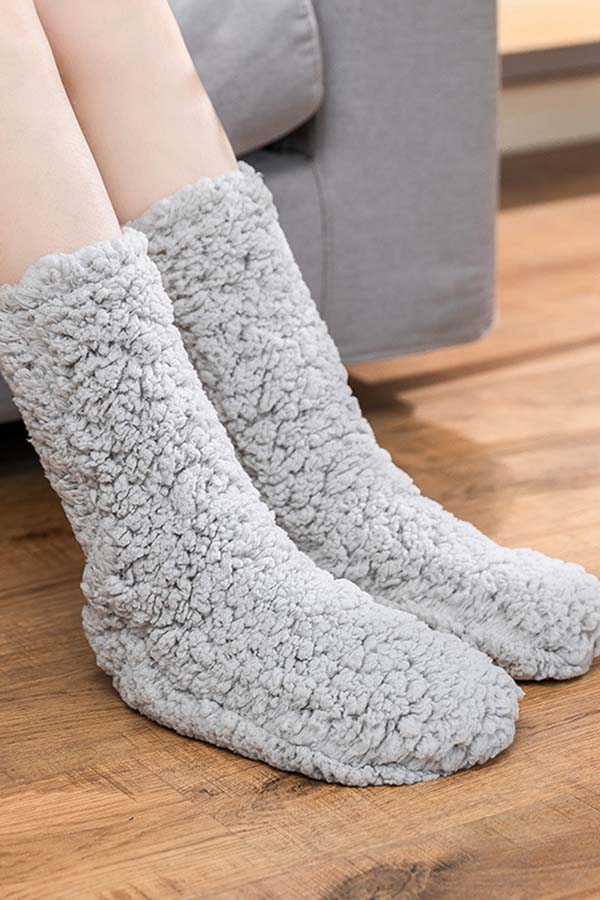 Velvet Thickened Warm Foot-Warming Floor Socks