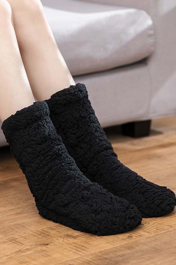 Velvet Thickened Warm Foot-Warming Floor Socks