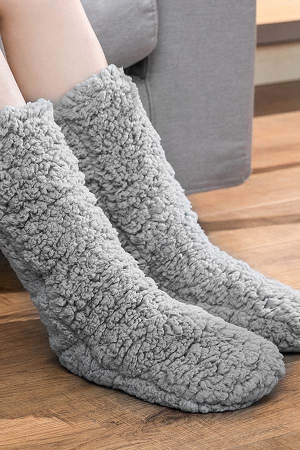 Velvet Thickened Warm Foot-Warming Floor Socks