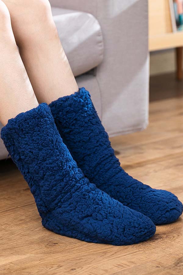 Velvet Thickened Warm Foot-Warming Floor Socks