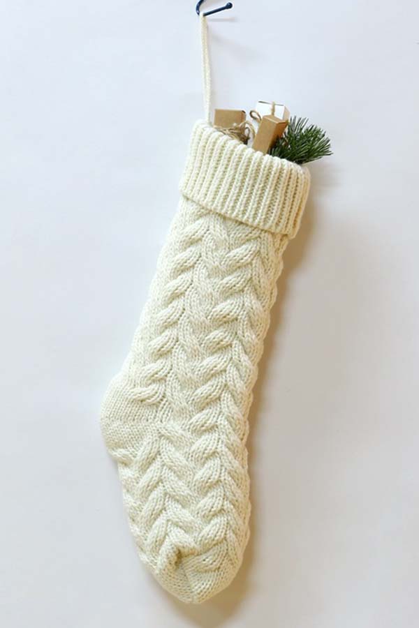 Knitted Yarn Christmas Gift Candy Socks