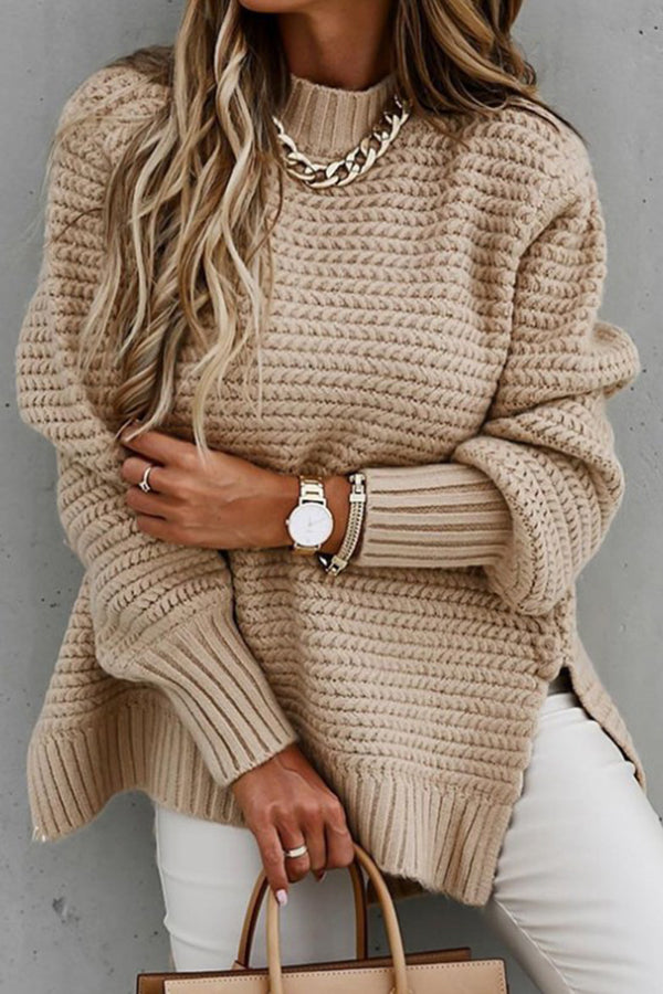 Autumn and Winter Lazy Pullover Knitted Sweater