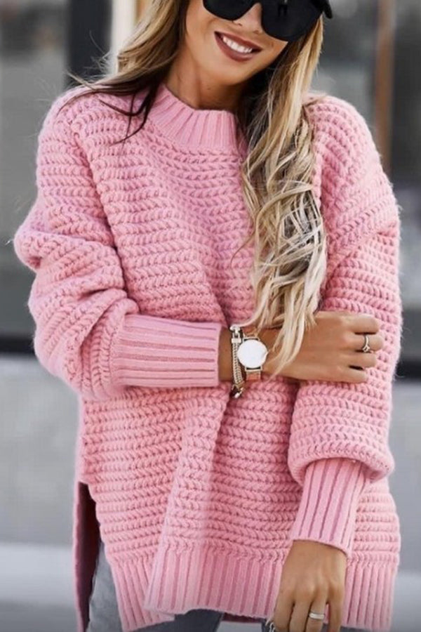 Autumn and Winter Lazy Pullover Knitted Sweater