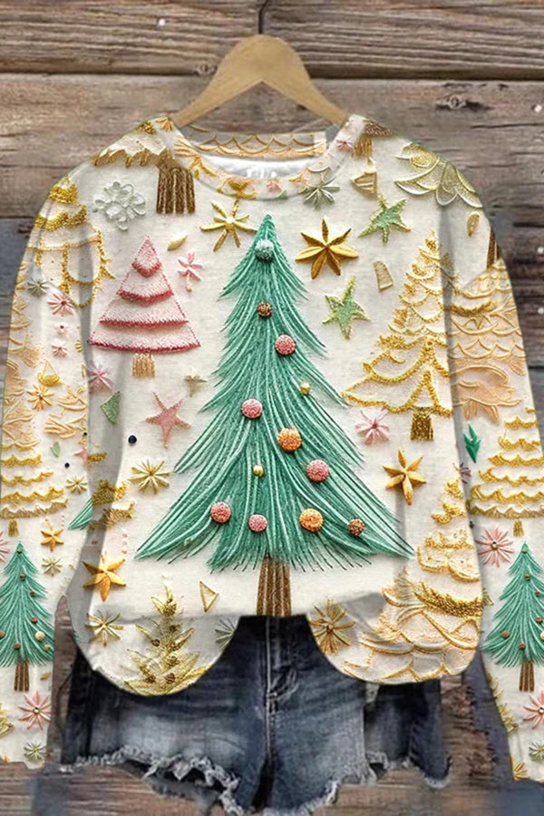 Christmas Fun Printed Sweatshirt