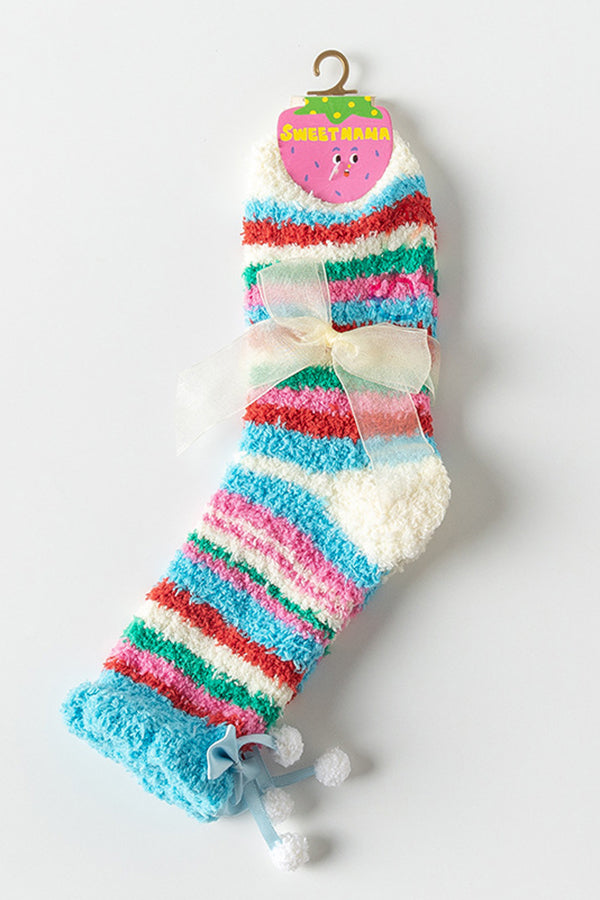 Coral Fleece Warm Mid-Calf Floor Socks