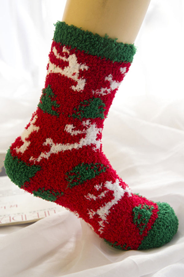 Set of Seven Pairs of Christmas Socks (7 PAIRS)