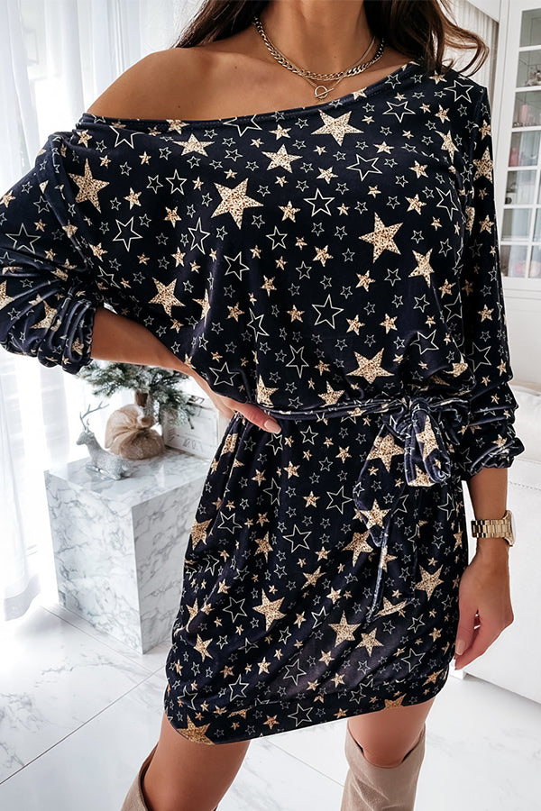 Christmas Print Casual Dress