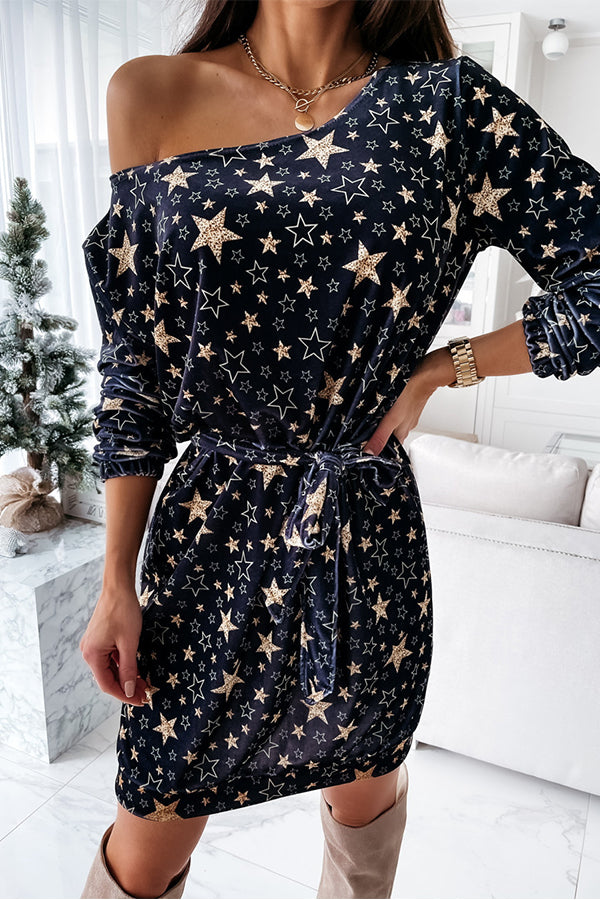 Christmas Print Casual Dress